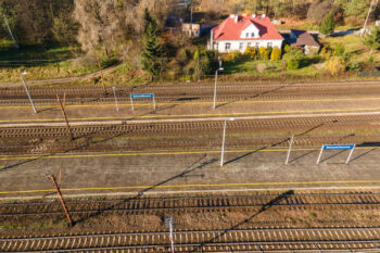 Stacja kolejowa Maksymilianowo przed przebudową