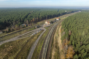 Stacja kolejowa Wierzchucin przed modernizacją